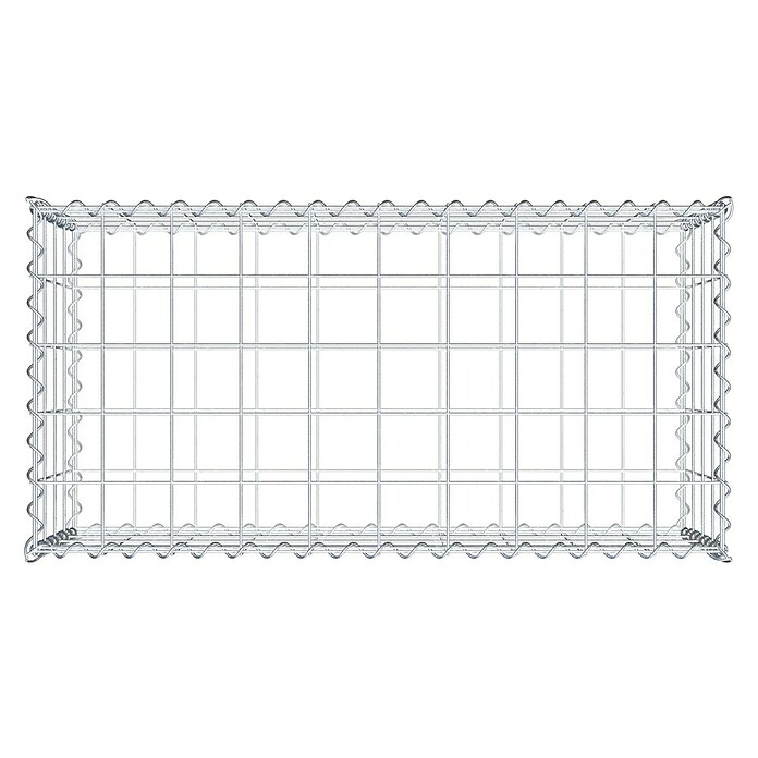 Gabiona Gabione (100 x 50 x 40 cm, Metall, Maschenbreite: 100 mm, Maschenhöhe: 100 mm) | BAUHAUS