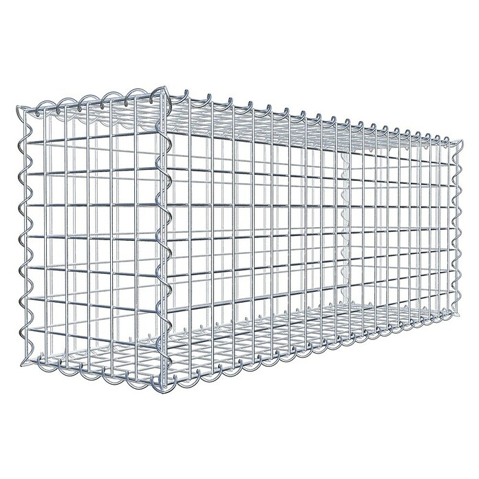 Gabiona Gabione (100 x 30 x 40 cm, Metall, Maschenbreite: 50 mm, Maschenhöhe: 50 mm) | BAUHAUS