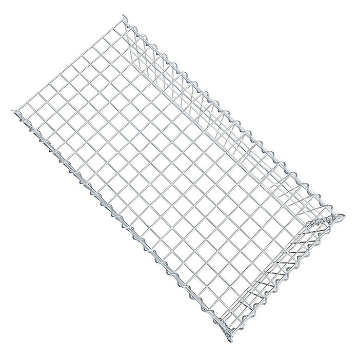 Gabiona Gabione Typ 4 (Zum Anbau in Länge & Höhe, 100 x 50 x 30 cm, Stahl, Maschenbreite: 50 mm, Maschenhöhe: 100 mm, Spirale) | BAUHAUS