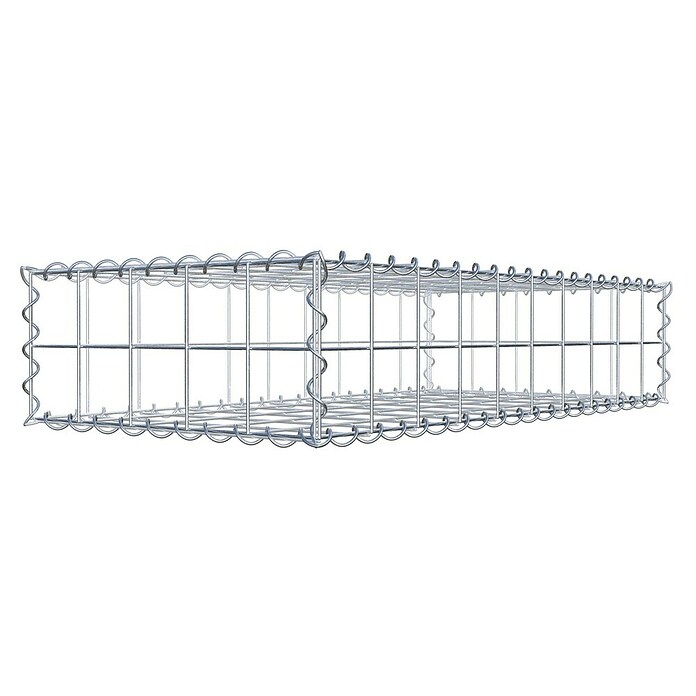 Gabiona Gabione (100 x 50 x 20 cm, Metall, Maschenbreite: 100 mm, Maschenhöhe: 100 mm) | BAUHAUS