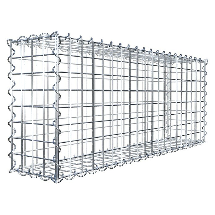 Gabiona Gabione (100 x 20 x 40 cm, Metall, Maschenbreite: 50 mm, Maschenhöhe: 50 mm) | BAUHAUS