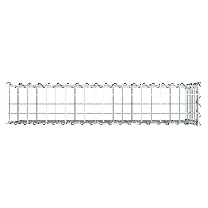Gabiona Gabione Typ 4 (Zum Anbau in Länge & Höhe, 100 x 20 x 50 cm, Stahl, Maschenbreite: 50 mm, Maschenhöhe: 50 mm, Spirale) | BAUHAUS