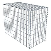 Gabiona Gabione Typ 4 (Zum Anbau in Länge & Höhe, 100 x 50 x 80 cm, Stahl, Maschenbreite: 50 mm, Maschenhöhe: 100 mm, Spirale) | BAUHAUS