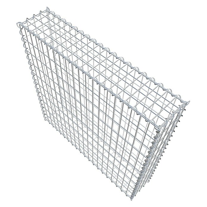 Gabiona Gabione (100 x 20 x 100 cm, Metall, Maschenbreite: 50 mm, Maschenhöhe: 100 mm) | BAUHAUS