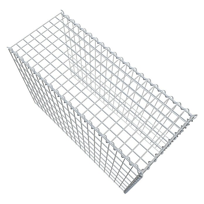 Gabiona Gabione Typ 4 (Zum Anbau in Länge & Höhe, 100 x 40 x 70 cm, Stahl, Maschenbreite: 50 mm, Maschenhöhe: 100 mm, Spirale) | BAUHAUS