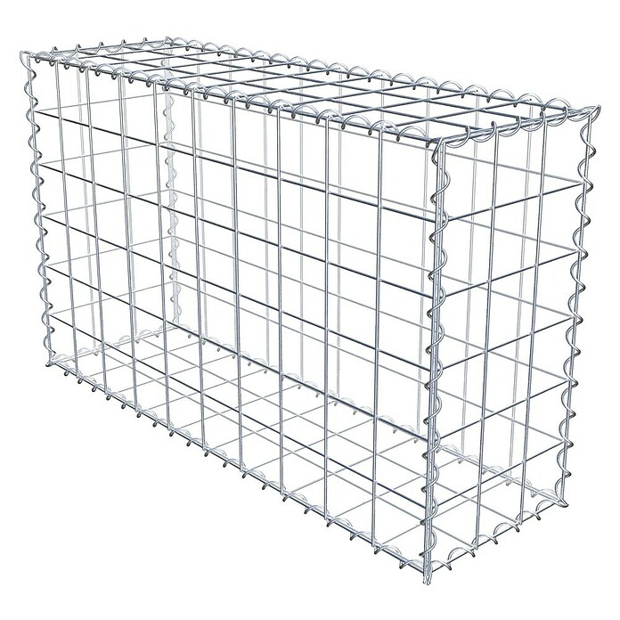 Gabiona Gabione (100 x 30 x 60 cm, Metall, Maschenbreite: 100 mm, Maschenhöhe: 100 mm) | BAUHAUS
