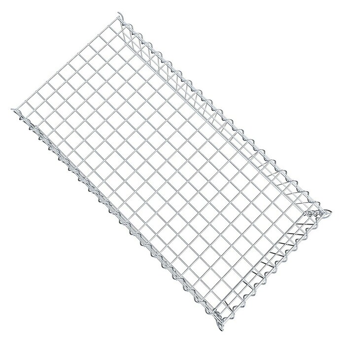 Gabiona Gabione Typ 4 (Zum Anbau in Länge & Höhe, 100 x 50 x 20 cm, Stahl, Maschenbreite: 50 mm, Maschenhöhe: 100 mm, Spirale) | BAUHAUS