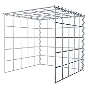 Gabiona Gabione Typ 4 (Zum Anbau in Länge & Höhe, 50 x 50 x 50 cm, Stahl, Maschenbreite: 100 mm, Maschenhöhe: 100 mm, Spirale) | BAUHAUS