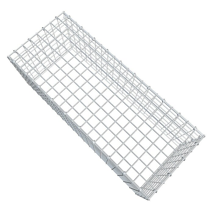Gabiona Gabione Typ 3 (Zum Anbau in der Höhe, 100 x 40 x 40 cm, Stahl, Maschenbreite: 50 mm, Maschenhöhe: 50 mm, C-Ring) | BAUHAUS