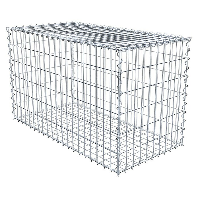 Gabiona Gabione (100 x 50 x 60 cm, Metall, Maschenbreite: 50 mm, Maschenhöhe: 100 mm) | BAUHAUS