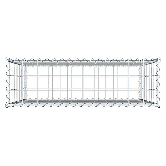 Gabiona Gabione (100 x 30 x 100 cm, Metall, Maschenbreite: 100 mm, Maschenhöhe: 100 mm) | BAUHAUS