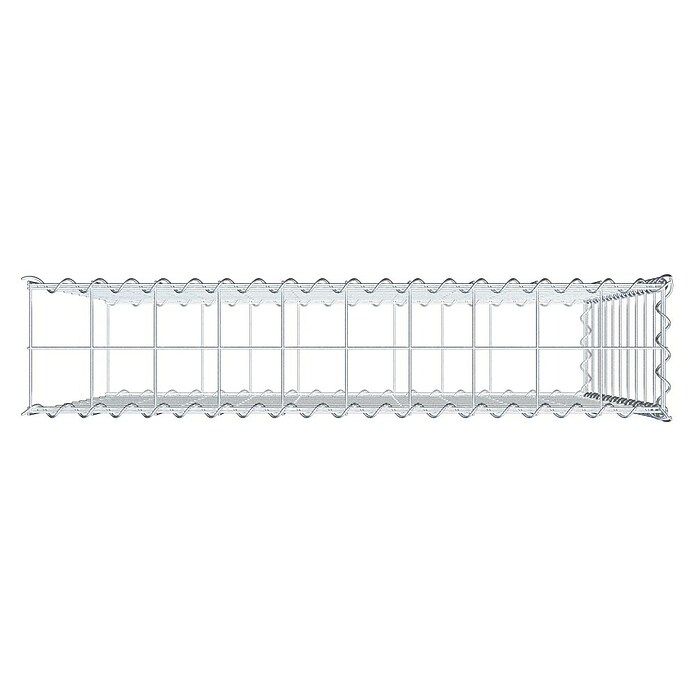 Gabiona Gabione Typ 2 (Zum Anbau in der Länge, 100 x 20 x 100 cm, Stahl, Maschenbreite: 100 mm, Maschenhöhe: 100 mm, Spirale) | BAUHAUS