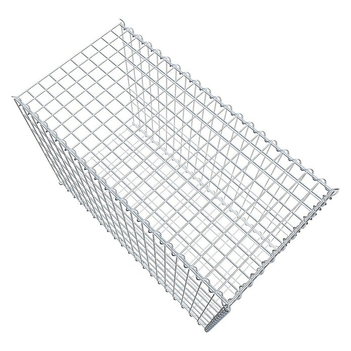 Gabiona Gabione Typ 2 (Zum Anbau in der Länge, 100 x 50 x 70 cm, Stahl, Maschenbreite: 50 mm, Maschenhöhe: 100 mm, Spirale) | BAUHAUS