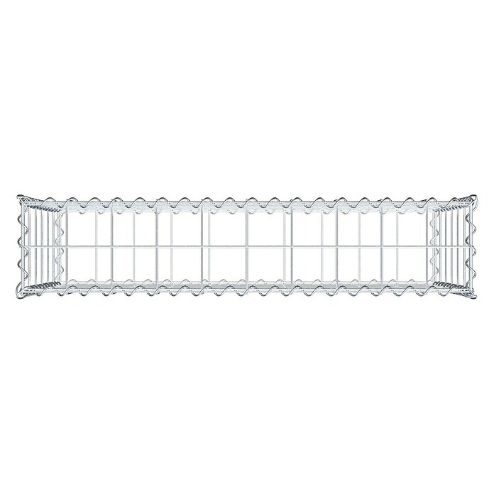 Gabiona Gabione (100 x 20 x 60 cm, Metall, Maschenbreite: 100 mm, Maschenhöhe: 100 mm) | BAUHAUS
