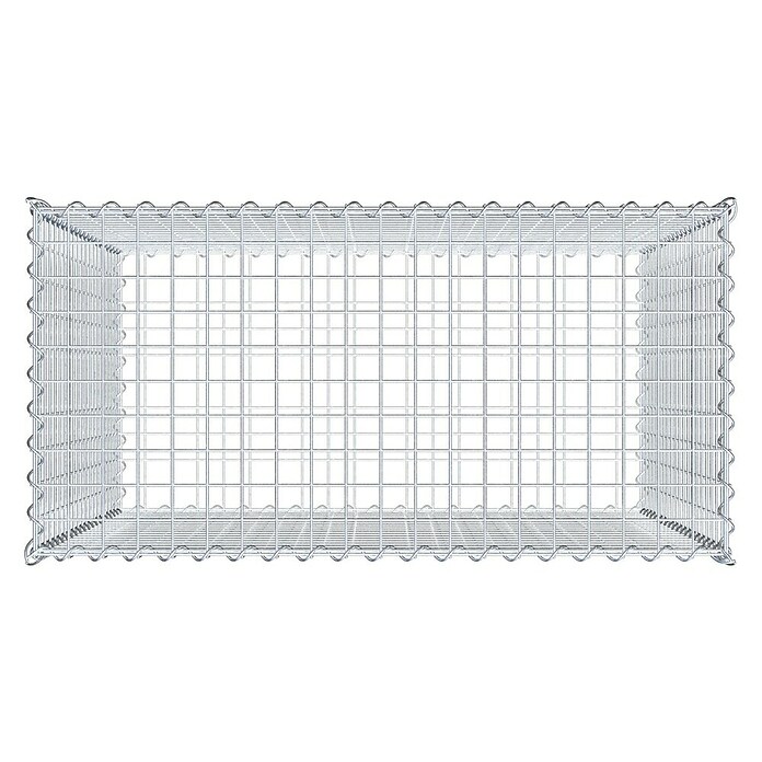 Gabiona Gabione (100 x 50 x 100 cm, Metall, Maschenbreite: 50 mm, Maschenhöhe: 50 mm) | BAUHAUS