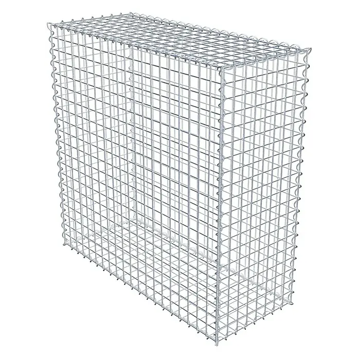Gabiona Gabione100 x 40 x 100 cm, Metall, Maschenbreite: 50 mm, Maschenhöhe: 50 mm - Gabione aus Drahtgeflecht für den Garten- und Landschaftsbau. Sie ist stabil und langlebig, ideal für Steingärten.