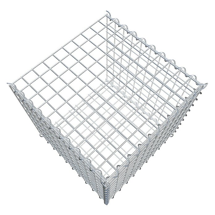 Gabiona Gabione Typ 2 (Zum Anbau in der Länge, 50 x 50 x 50 cm, Stahl, Maschenbreite: 50 mm, Maschenhöhe: 50 mm, Spirale) | BAUHAUS