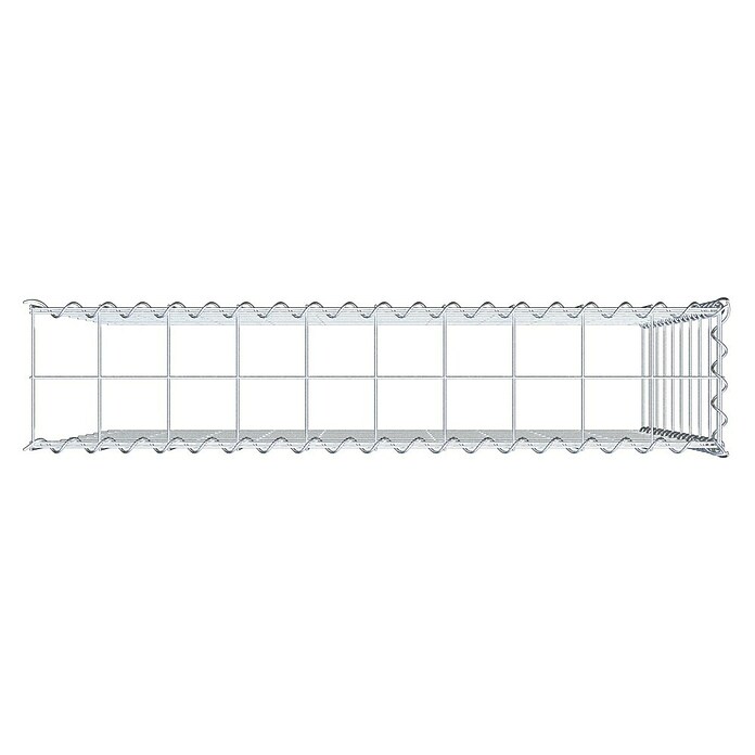 Gabiona Gabione Typ 4 (Zum Anbau in Länge & Höhe, 100 x 20 x 90 cm, Stahl, Maschenbreite: 100 mm, Maschenhöhe: 100 mm, Spirale) | BAUHAUS