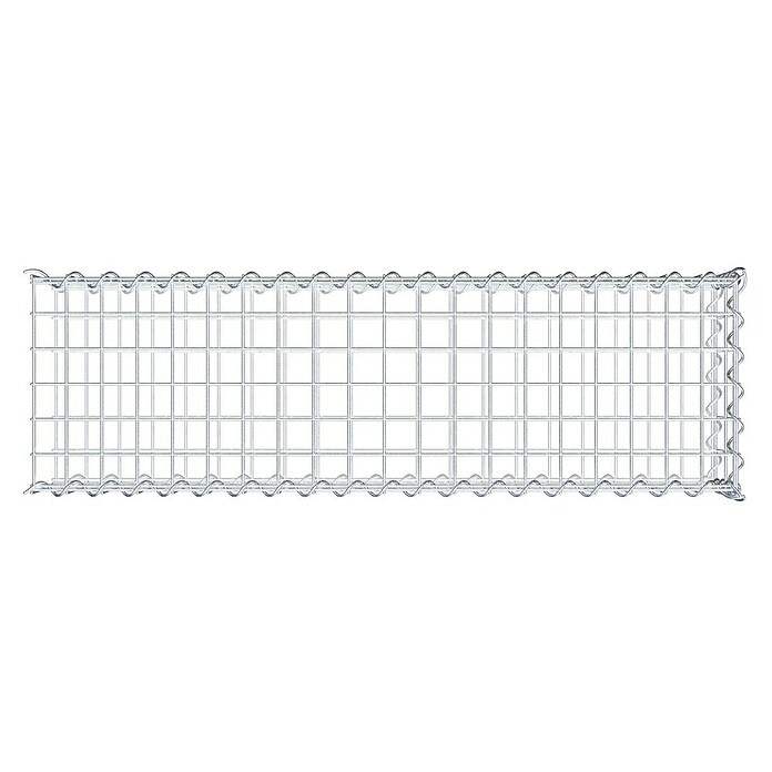 Gabiona Gabione Typ 2 (Zum Anbau in der Länge, 100 x 30 x 20 cm, Stahl, Maschenbreite: 50 mm, Maschenhöhe: 100 mm, Spirale) | BAUHAUS