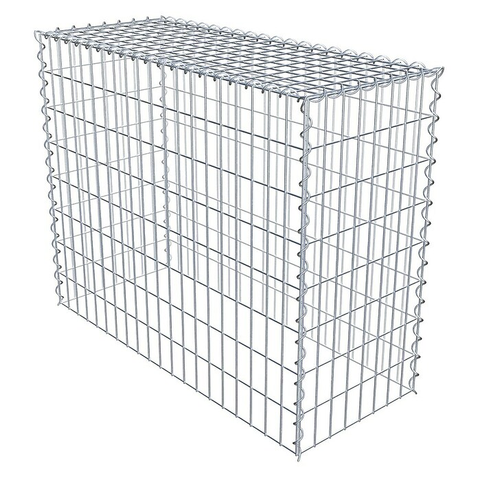 Gabiona Gabione Typ 3 (Zum Anbau in der Höhe, 100 x 40 x 80 cm, Stahl, Maschenbreite: 50 mm, Maschenhöhe: 100 mm, Spirale) | BAUHAUS