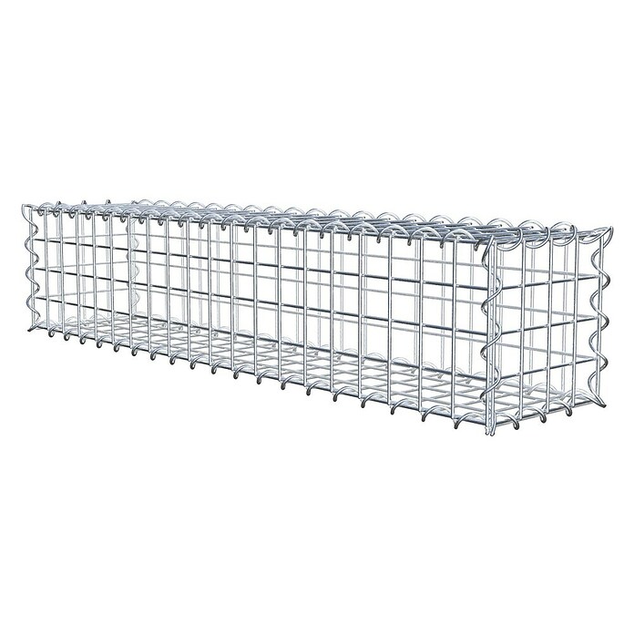 Gabiona Gabione (100 x 20 x 20 cm, Metall, Maschenbreite: 50 mm, Maschenhöhe: 50 mm) | BAUHAUS