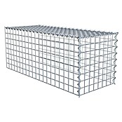 Gabiona Gabione Typ 4 (Zum Anbau in Länge & Höhe, 100 x 40 x 40 cm, Stahl, Maschenbreite: 50 mm, Maschenhöhe: 50 mm, Spirale) | BAUHAUS