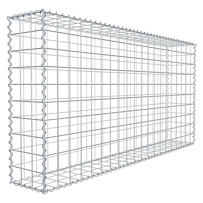 Gabiona Gabione (200 x 30 x 100 cm, Metall, Maschenbreite: 100 mm, Maschenhöhe: 100 mm) | BAUHAUS