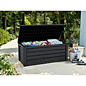Keter Kussenbox Eastwood (l x b x h: 155 x 72,4 x 64,4 cm, Kunststof, Antraciet) | BAUHAUS