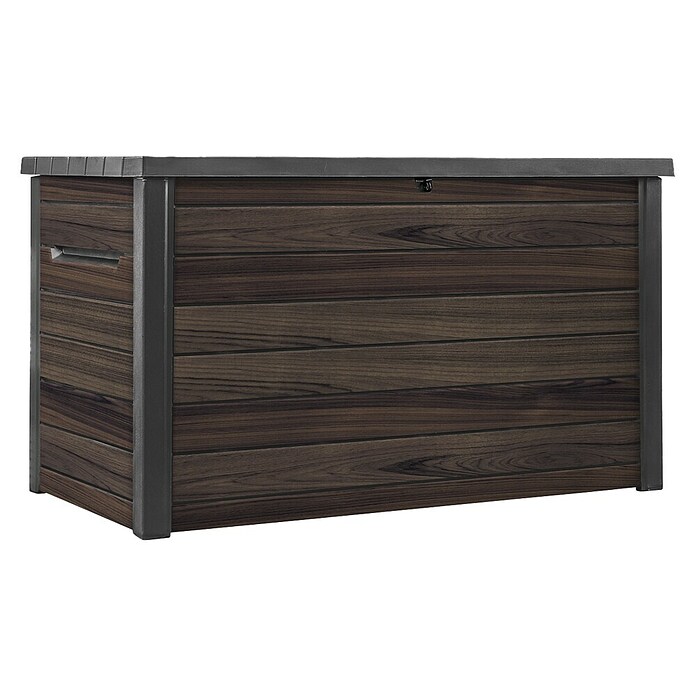 Keter Kussenbox Signature 870L (l x b x h: 147 x 83 x 86 cm, Kunststof, Rosewood) | BAUHAUS