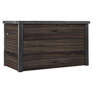 Keter Kussenbox Signature 870L (l x b x h: 147 x 83 x 86 cm, Kunststof, Rosewood)