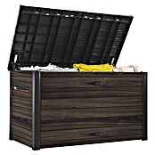 Keter Kussenbox Signature 870L (l x b x h: 147 x 83 x 86 cm, Kunststof, Rosewood) | BAUHAUS