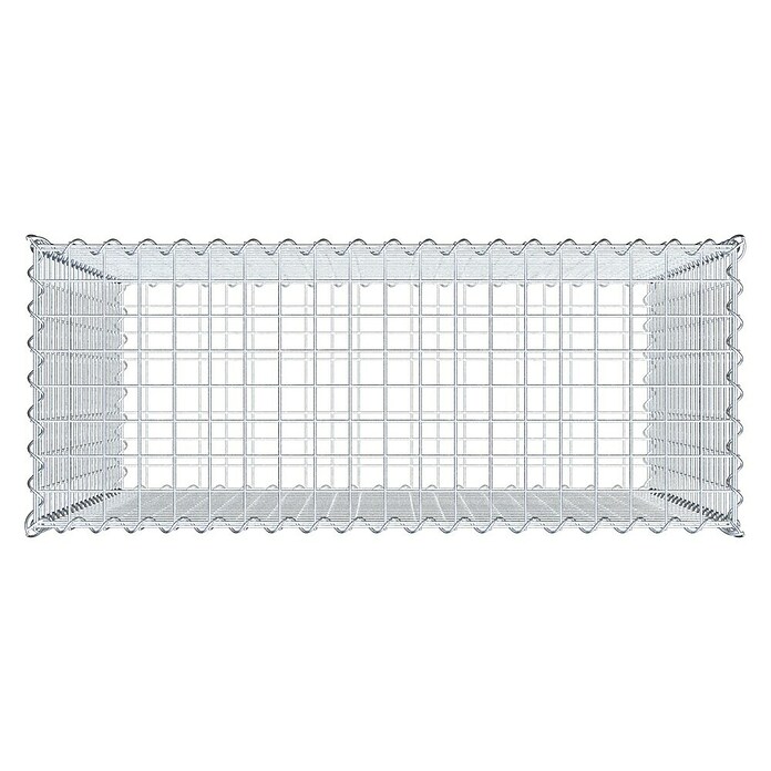 Gabiona Gabione (100 x 40 x 100 cm, Metall, Maschenbreite: 50 mm, Maschenhöhe: 50 mm) | BAUHAUS