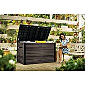 Keter Kussenbox Signature 870L (l x b x h: 147 x 83 x 86 cm, Kunststof, Rosewood) | BAUHAUS