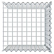 Gabiona Gabione Typ 4 (Zum Anbau in Länge & Höhe, 50 x 50 x 50 cm, Stahl, Maschenbreite: 50 mm, Maschenhöhe: 50 mm, Spirale) | BAUHAUS