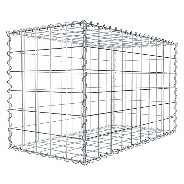 Gabiona Gabione (100 x 50 x 60 cm, Metall, Maschenbreite: 100 mm, Maschenhöhe: 100 mm) | BAUHAUS