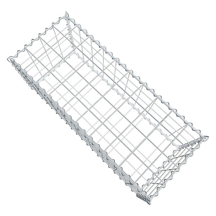 Gabiona Gabione (100 x 40 x 40 cm, Metall, Maschenbreite: 100 mm, Maschenhöhe: 100 mm) | BAUHAUS