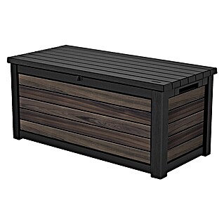 Keter Kussenbox Signature 630L (l x b x h: 155 x 72,4 x 69,4 cm, Kunststof, Rosewood)