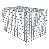 Gabiona Gabione Typ 4 (Zum Anbau in Länge & Höhe, 80 x 50 x 50 cm, Stahl, Maschenbreite: 50 mm, Maschenhöhe: 50 mm, Spirale) | BAUHAUS