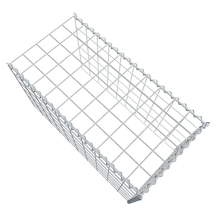 Gabiona Gabione Typ 4 (Zum Anbau in Länge & Höhe, 100 x 50 x 60 cm, Stahl, Maschenbreite: 100 mm, Maschenhöhe: 100 mm, Spirale) | BAUHAUS