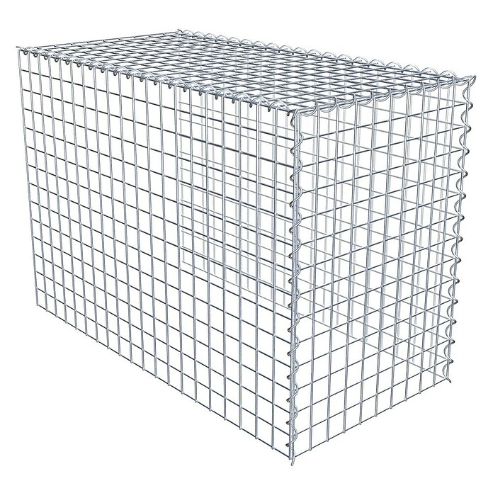 Gabiona Gabione Typ 4 (Zum Anbau in Länge & Höhe, 100 x 50 x 70 cm, Stahl, Maschenbreite: 50 mm, Maschenhöhe: 50 mm, Spirale) | BAUHAUS
