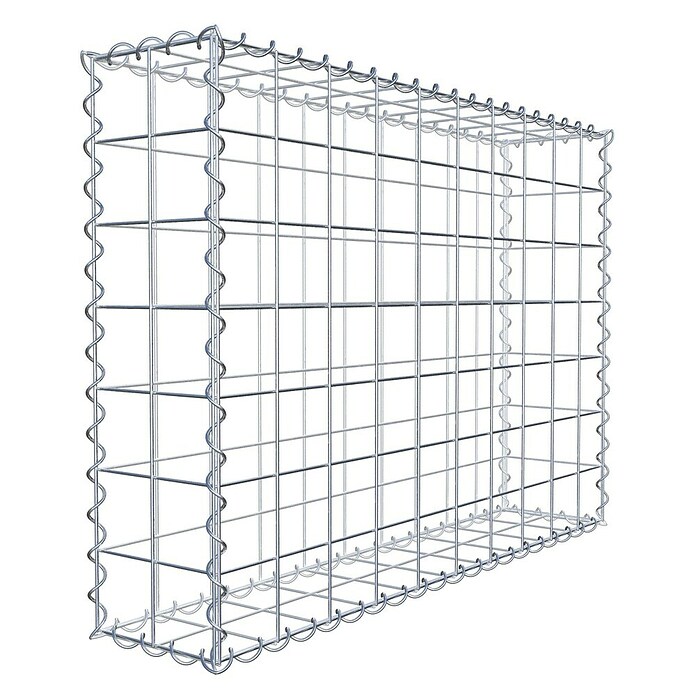 Gabiona Gabione (100 x 20 x 70 cm, Metall, Maschenbreite: 100 mm, Maschenhöhe: 100 mm) | BAUHAUS