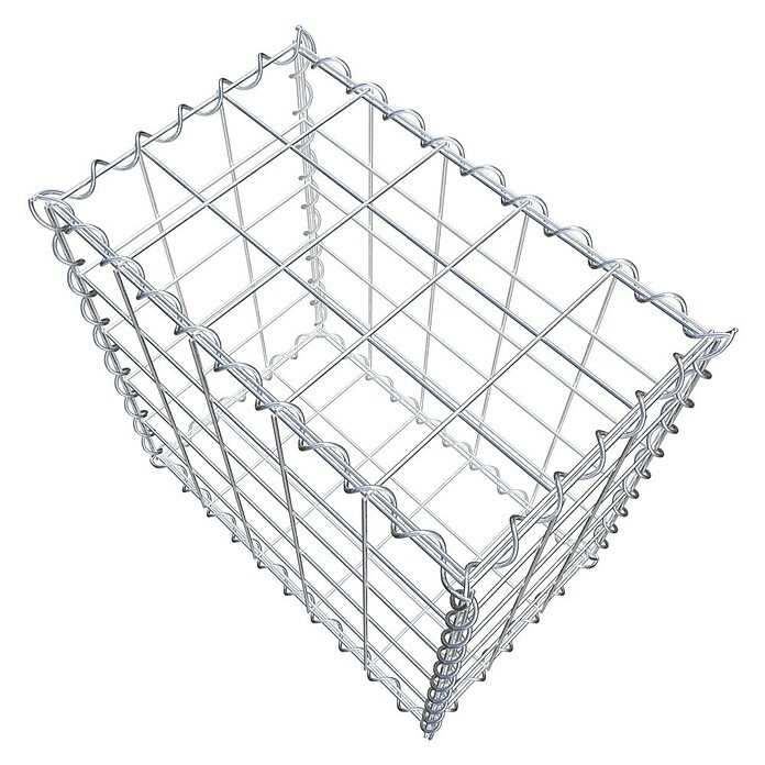 Gabiona Gabione (50 x 30 x 50 cm, Metall, Maschenbreite: 100 mm, Maschenhöhe: 100 mm) | BAUHAUS