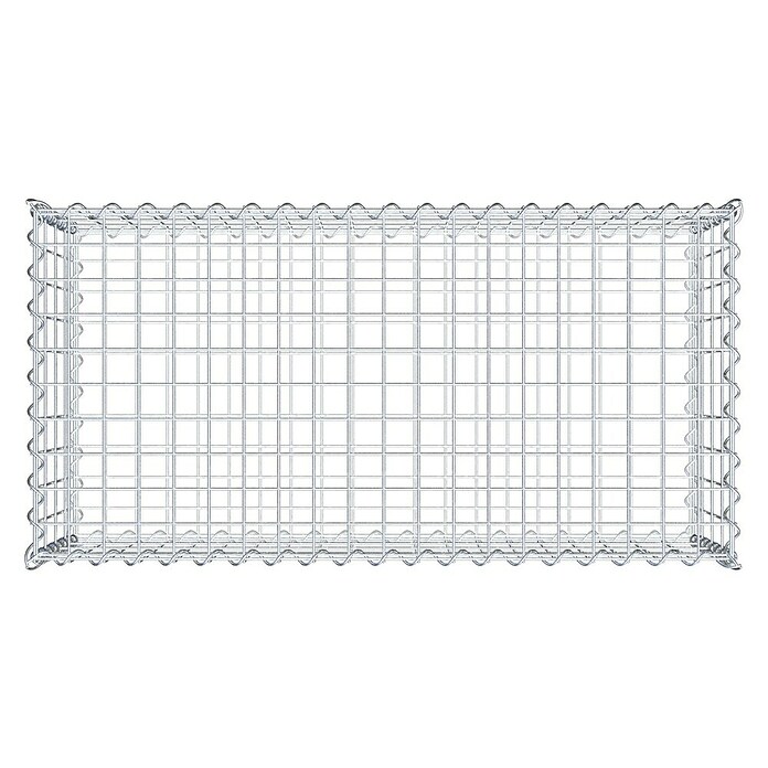 Gabiona Gabione (100 x 50 x 40 cm, Metall, Maschenbreite: 50 mm, Maschenhöhe: 100 mm) | BAUHAUS