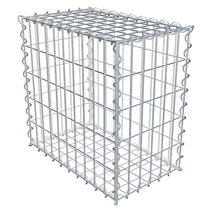 Gabiona Gabione (50 x 30 x 50 cm, Metall, Maschenbreite: 50 mm, Maschenhöhe: 100 mm) | BAUHAUS