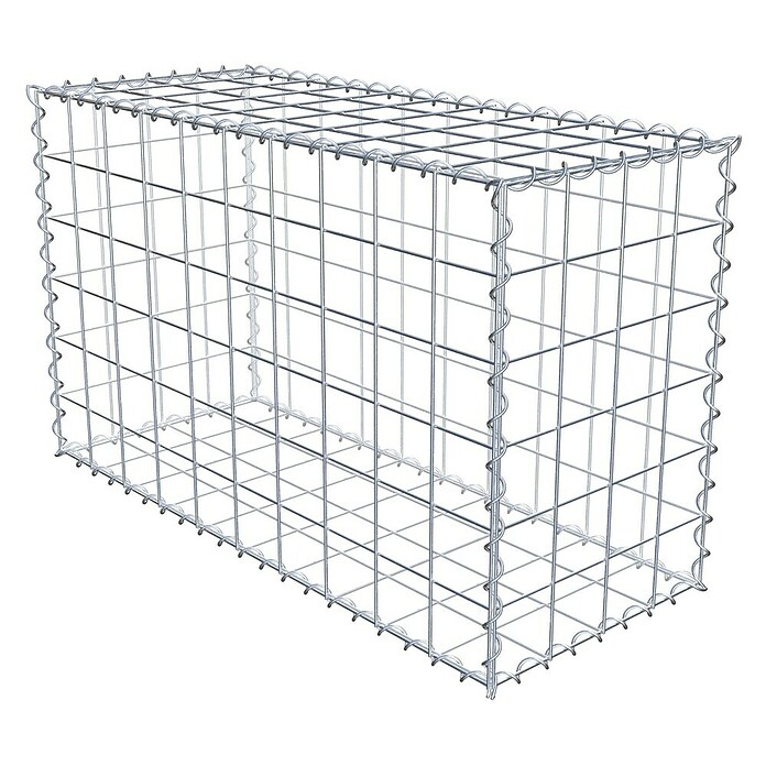 Gabiona Gabione (100 x 40 x 60 cm, Metall, Maschenbreite: 100 mm, Maschenhöhe: 100 mm) | BAUHAUS