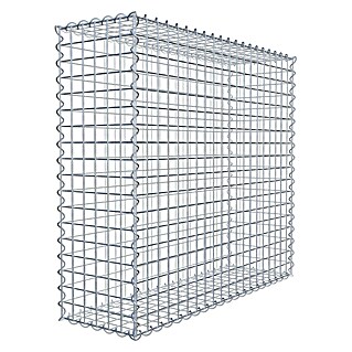 Gabiona Gabione (100 x 30 x 90 cm, Metall, Maschenbreite: 50 mm, Maschenhöhe: 50 mm)