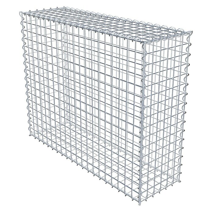 Gabiona Gabione (100 x 30 x 80 cm, Metall, Maschenbreite: 50 mm, Maschenhöhe: 50 mm) | BAUHAUS