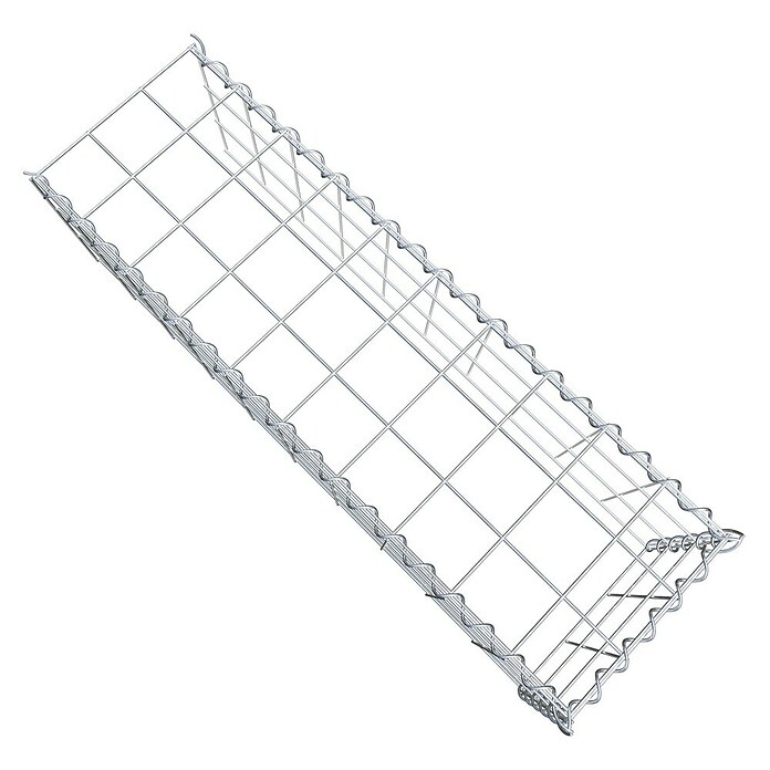 Gabiona Gabione Typ 4 (Zum Anbau in Länge & Höhe, 100 x 30 x 30 cm, Stahl, Maschenbreite: 100 mm, Maschenhöhe: 100 mm, Spirale) | BAUHAUS