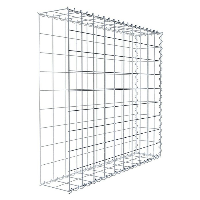 Gabiona Gabione Typ 2 (Zum Anbau in der Länge, 100 x 20 x 90 cm, Stahl, Maschenbreite: 100 mm, Maschenhöhe: 100 mm, Spirale) | BAUHAUS
