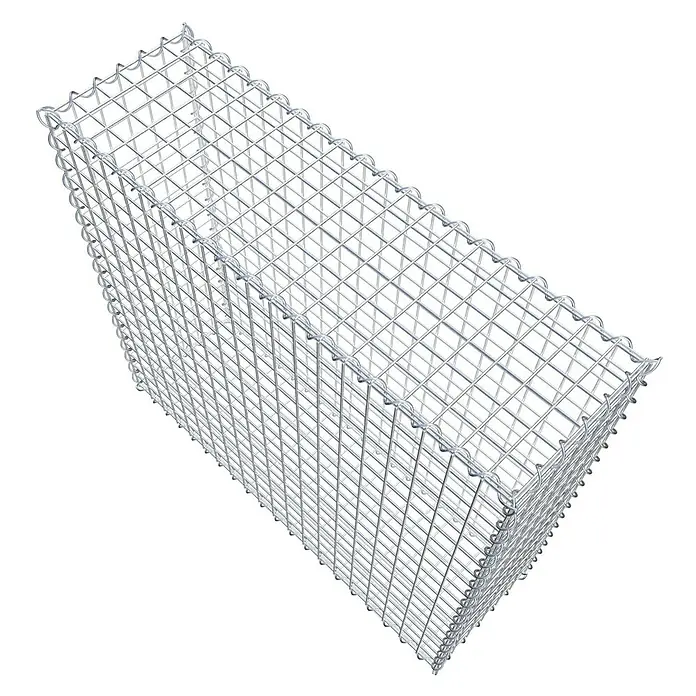 Gabiona Gabione - 100 x 30 x 90 cm, Metall, Maschenbreite: 50 mm, Maschenhöhe: 50 mm - Ein geräumiger Gabionenkorb aus robustem Drahtgeflecht, ideal für Gartenbau und Landschaftsgestaltung, bietet vielseitige Einsatzmöglichkeiten.